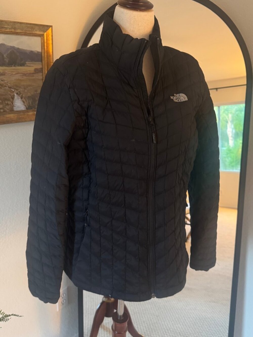The North Face ThermoBall Eco Insulated Jacket Black Women's Size Large